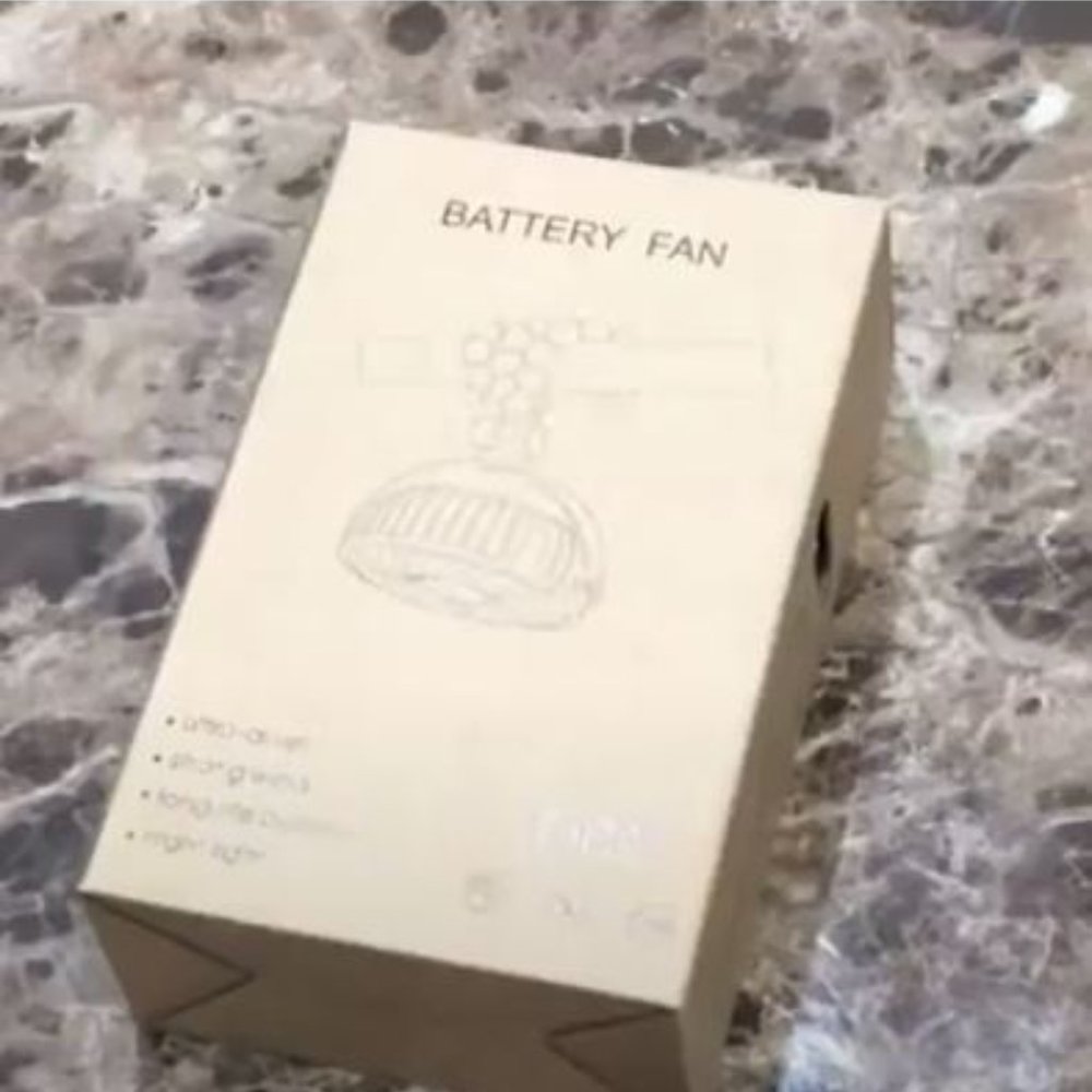 Fan - Portable,  Flexible Tripod Clip, 3 Speeds and Rotatable